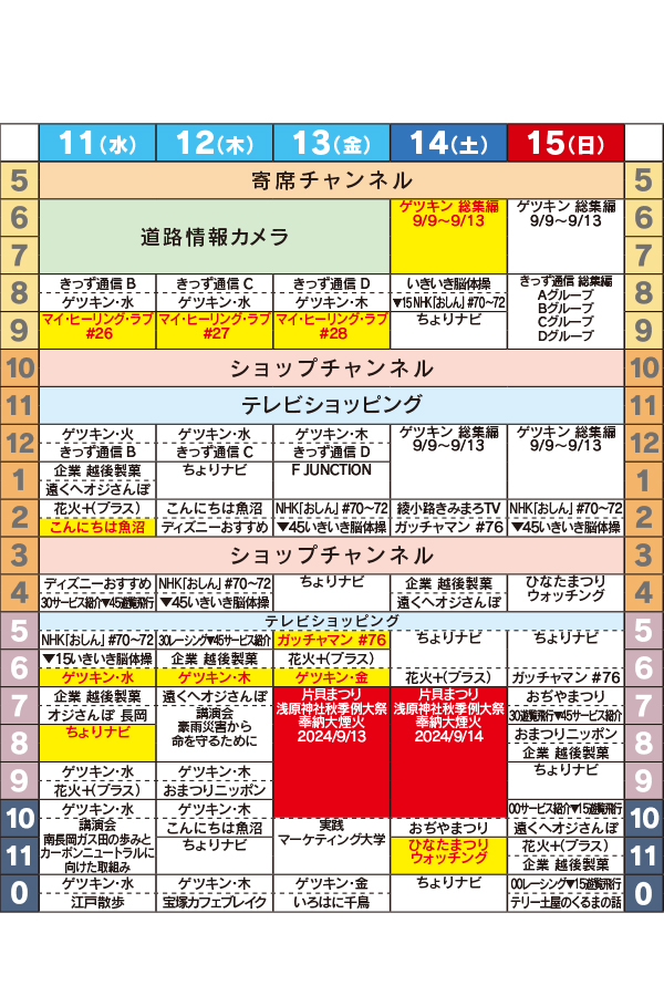 番組表 エヌ シィ ティ Nct