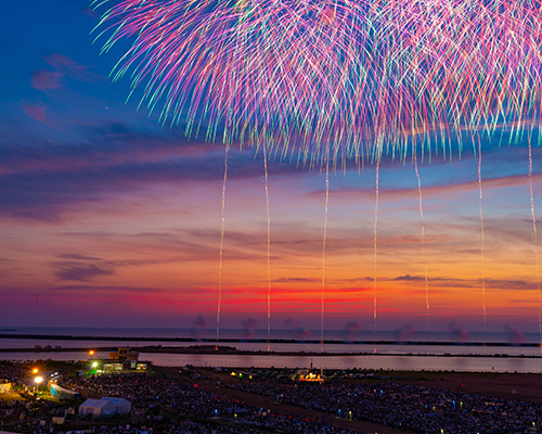 写真：ぎおん柏崎まつり海の大花火大会